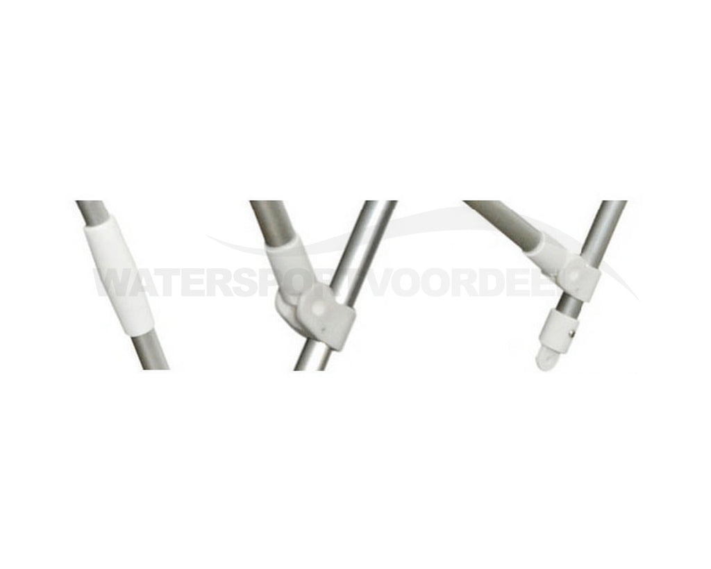 Aluminium biminitop met 4 bogen