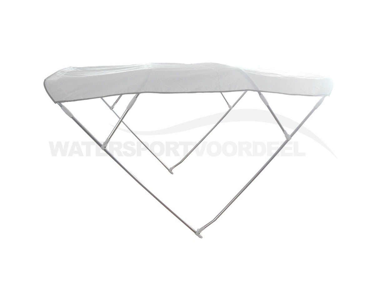 Aluminium biminitop met 4 bogen