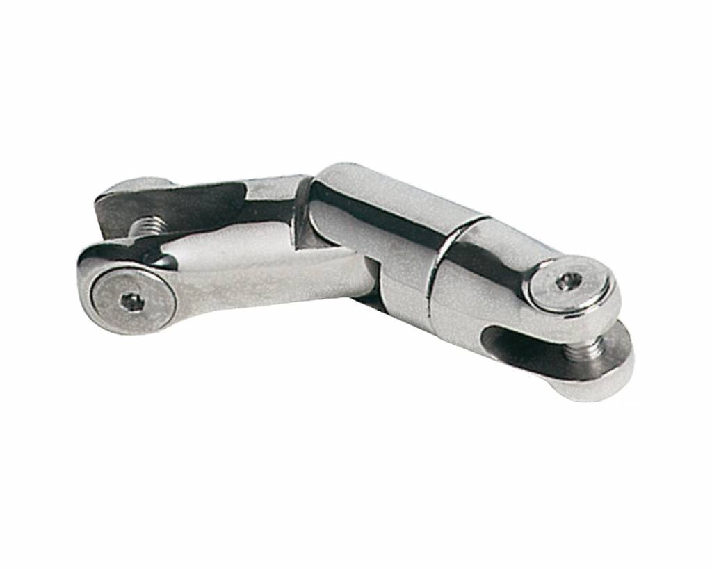 Ankerconnector dubbel draaiend rvs