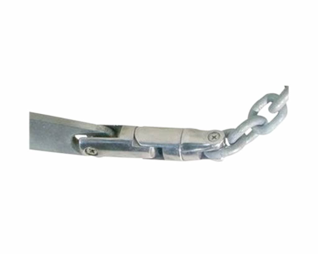 Ankerconnector dubbel draaiend rvs