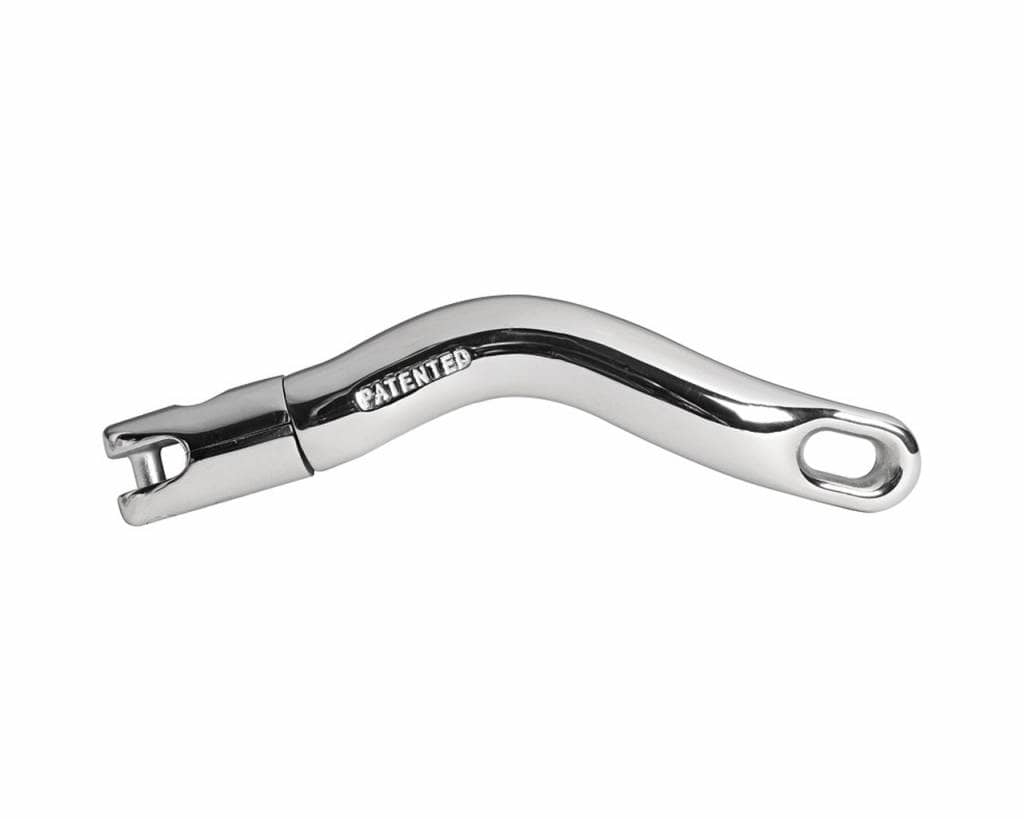 Ankerconnector gebogen model twist rvs