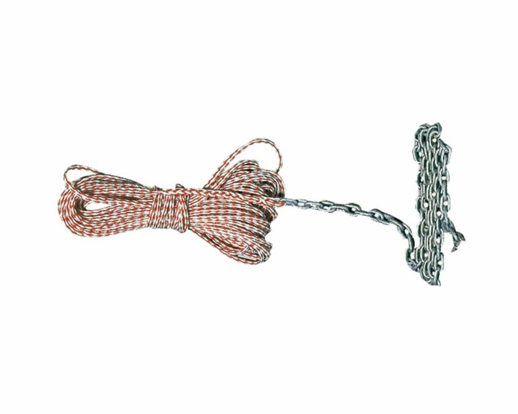 Ankerlijn met ketting combinatie