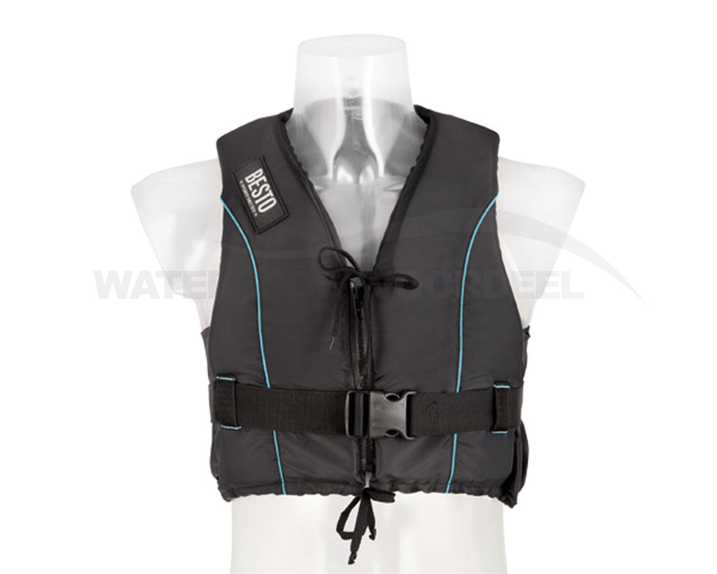 Besto Reddingsvest Volwassenen zwart-blauw