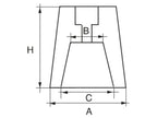 conisch-schroefas-anode