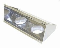 Dorade box voor op motorinlaat met 5 schilden