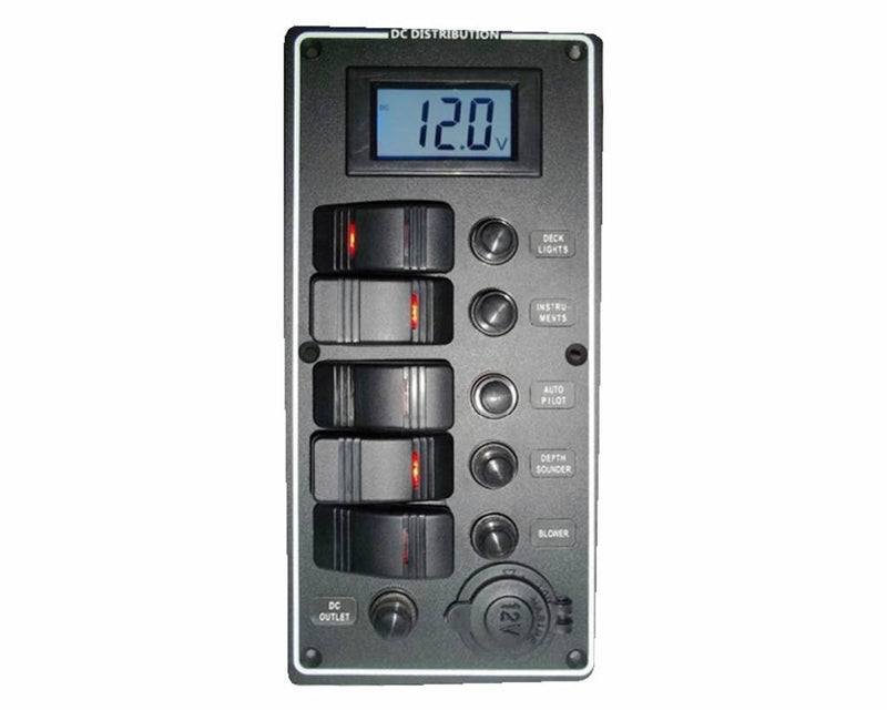 Electrical-panel-PCAL-series-with-9-32V-digital-voltmeter