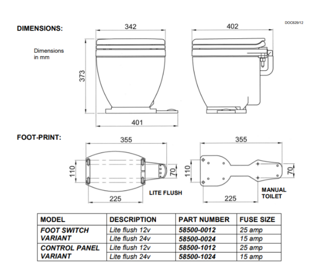 Jabsco LITE FLUSH