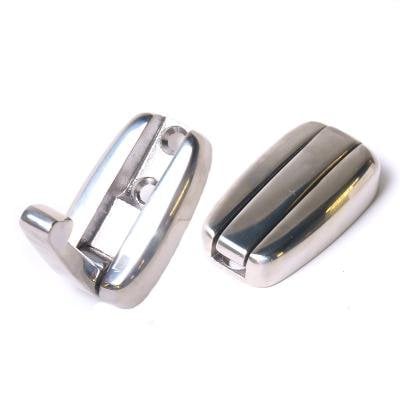 Kledinghaak inklapbaar 50 x 28 mm RVS