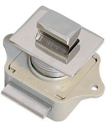 Knop incl. slot RVS