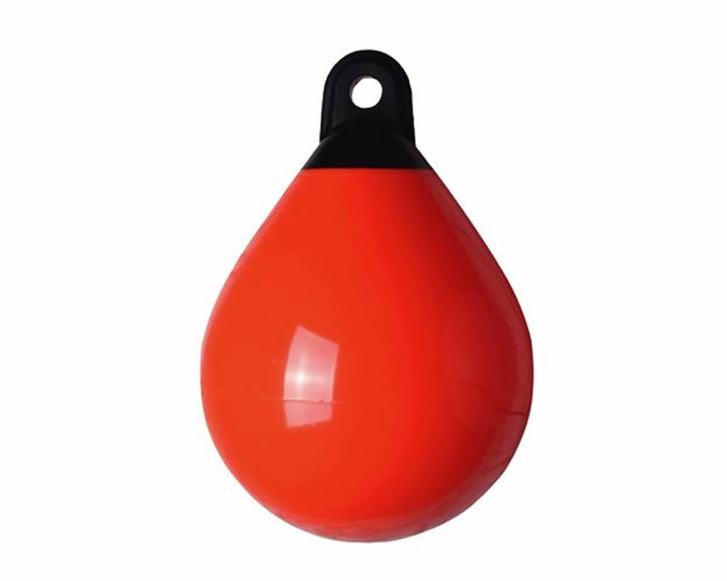 Kogelfender-met-zwarte-kop-rood