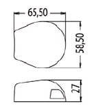 LED Toplicht 225gr. Sea Dog  RVS 02
