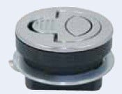 Luikring inbouw RVS 1