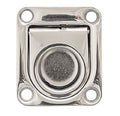 Luikring met veer RVS 1