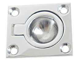 Luikring Verchroomd messing