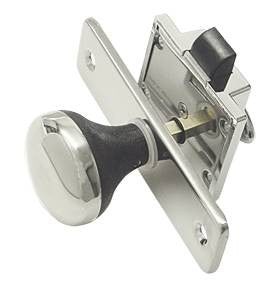Opbouw deurslot met draaibare knop