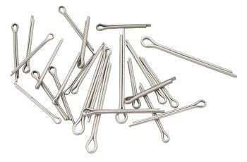 RVS splitpen, diverse groottes. Verpakt per 10stuks