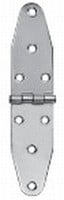 RVS Staartscharnier vlak 185 x 40 mm