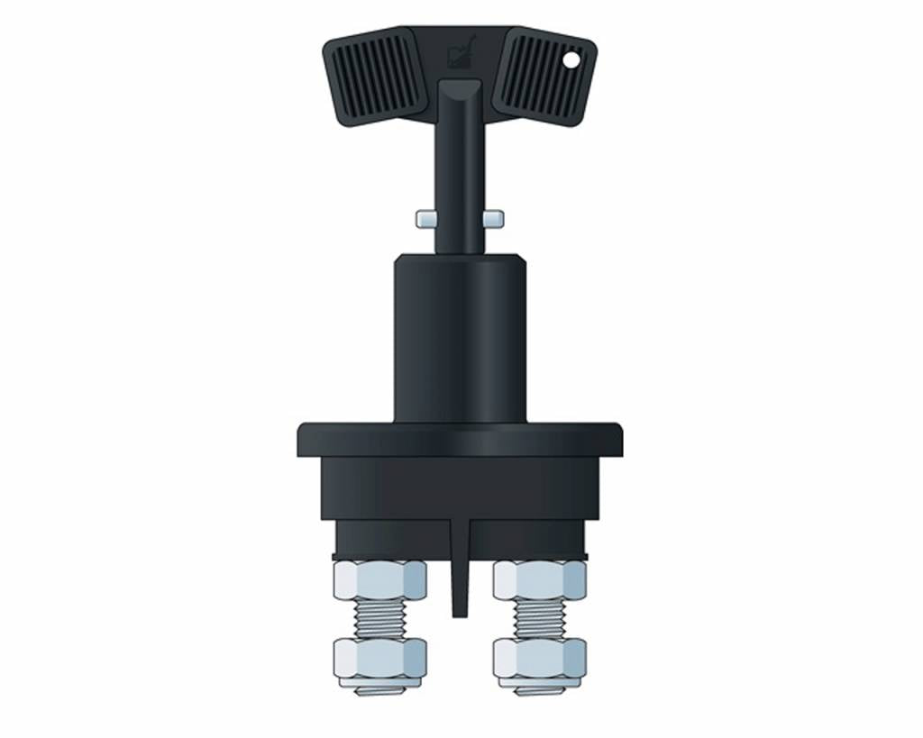 Spatwaterdichte accuhoofdschakelaar 100Amp continu