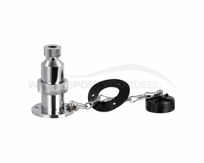 Stopcontacten verchroomd messing 3A