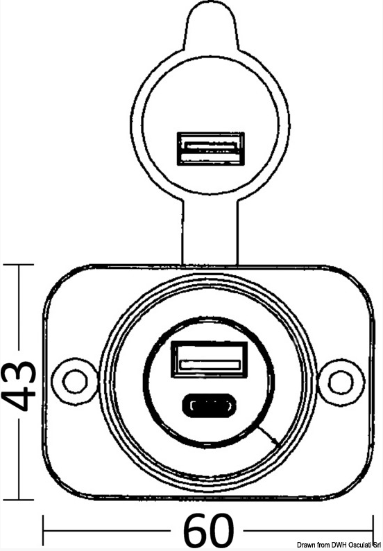 usb + c zwart tek