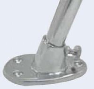 Vlaggenstokhouder voor 19mm stok RVS