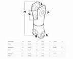 Wartelende ankerconnector rvs